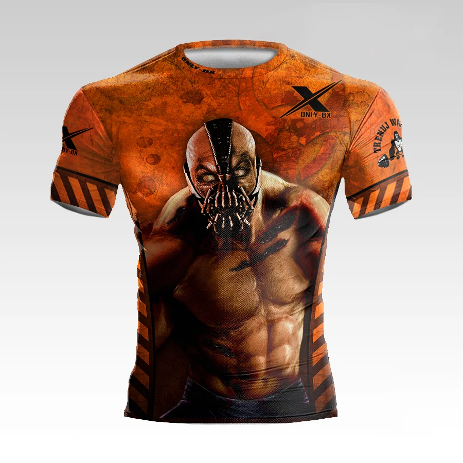 Miniatura: 3D Printing Robot Print Fashion Men's T-shirt Summer New Short-Sleeved Sweatshi