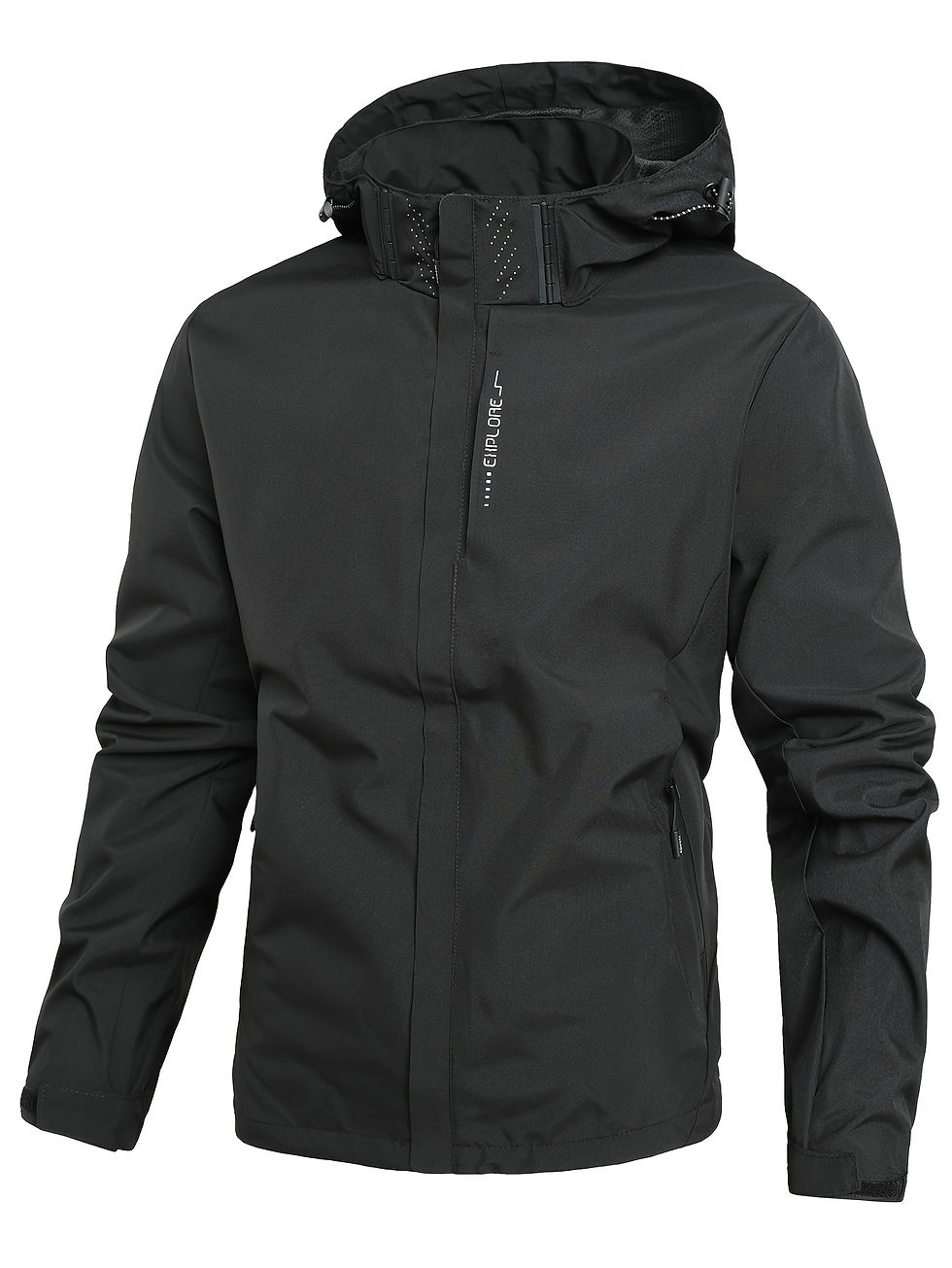 Thumbnail: Men's Lightweight Waterproof Rain Jacket, Hooded Shell Outdoor Raincoat Hiking 