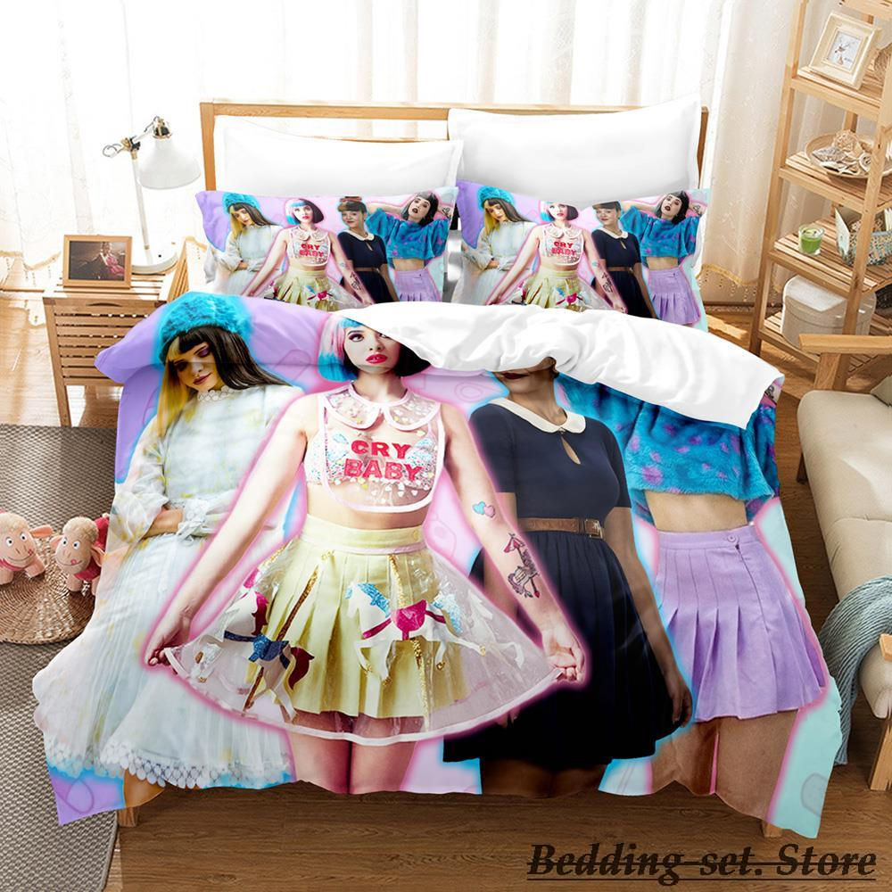 Kawaii Sexy Singer Melanie Martinez Bedding Set Single Twin Full Queen King Siz