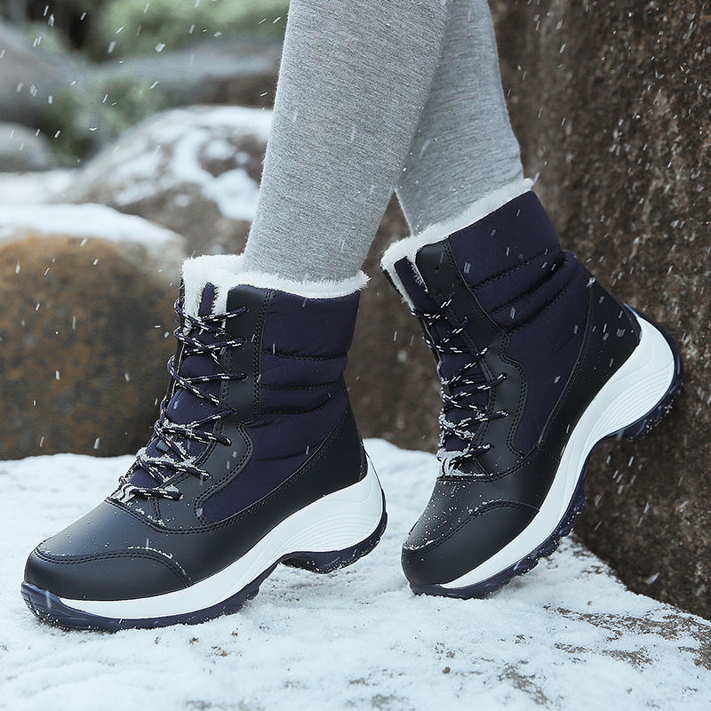 Thumbnail: Snow Boots Plush Warm Ankle Boots For Women Winter Shoes