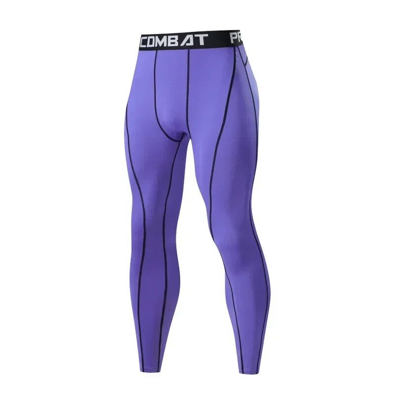 Thumbnail: Soccer Leggings Sports Leggings Men's High Stretch Running, Fitness Compression