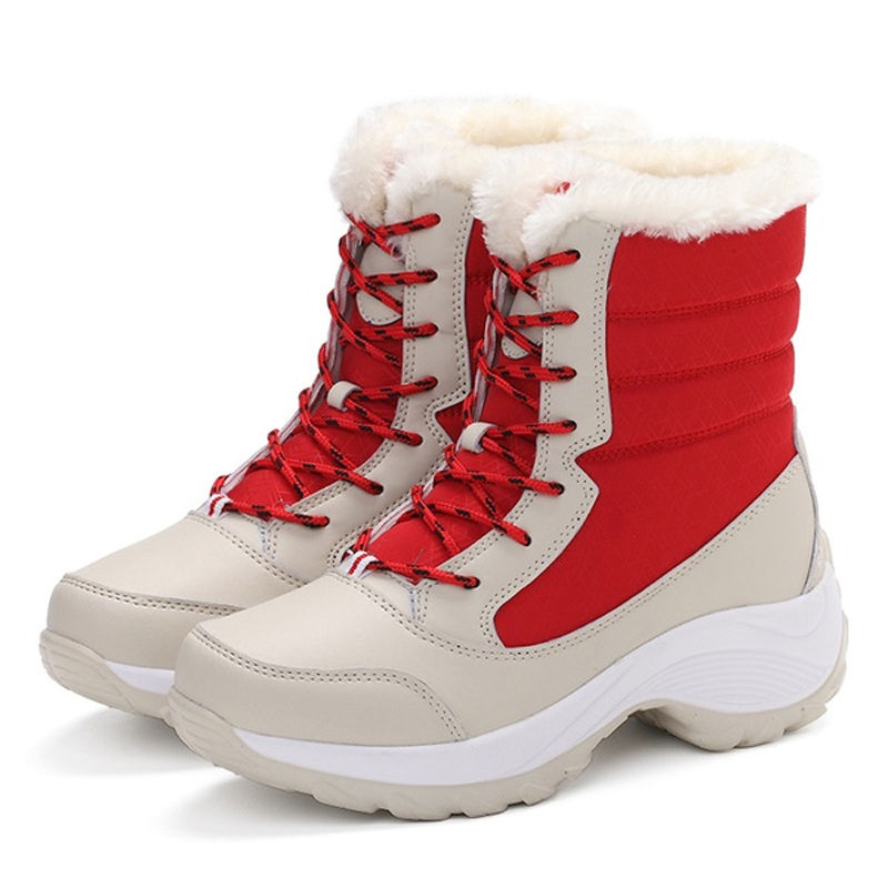 Thumbnail: Snow Boots Plush Warm Ankle Boots For Women Winter Shoes