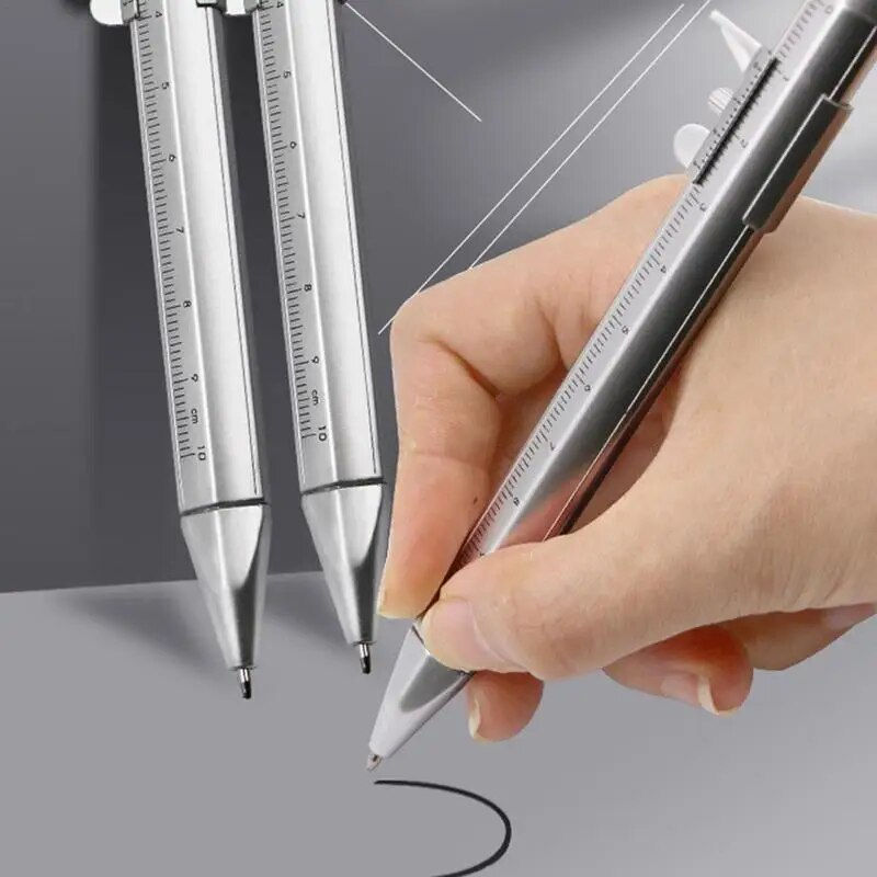Thumbnail: Multifunction Caliper Ruler 0-100 Vernier Caliper Ball-Point Stationery Pen Bal