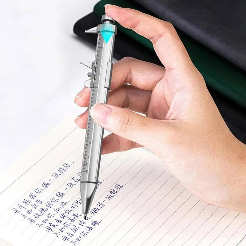 Thumbnail: Multifunction Caliper Ruler 0-100 Vernier Caliper Ball-Point Stationery Pen Bal
