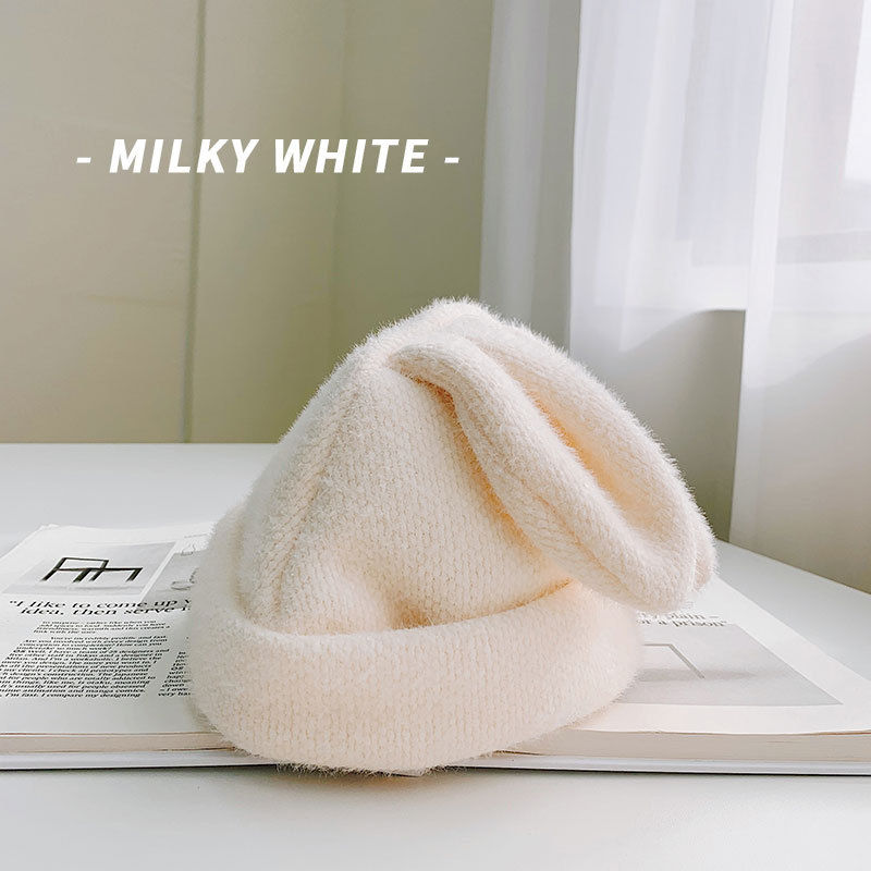 Thumbnail: Rabbit Ears Woolen Cap Children Autumn And Winter Cute Fleece Lined