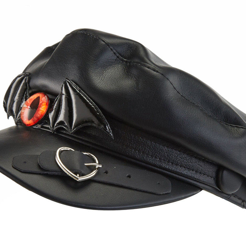 Miniatúra: Gothic Dark Newsboy Punk Harajuku Peaked Cap