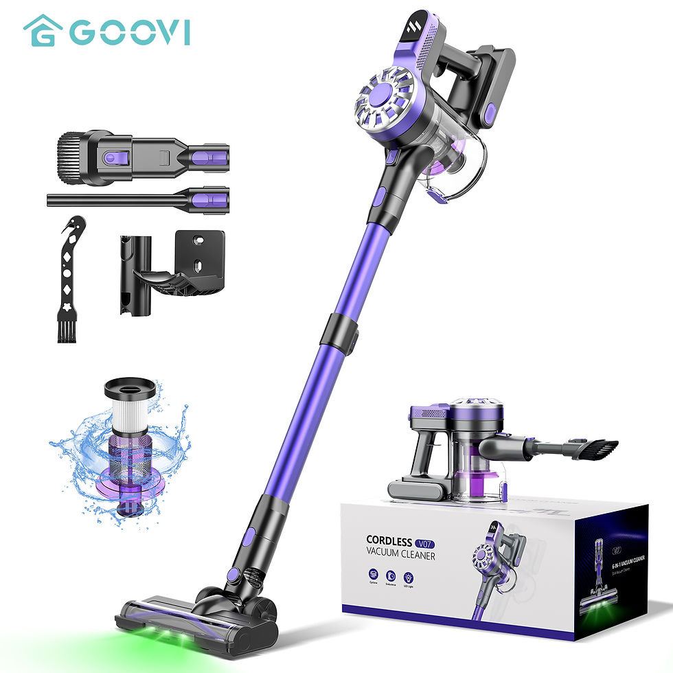 Thumbnail: GOOVI V07 100kPA Wireless Handheld Vacuum Cleaners 180W Suction Power Cordless