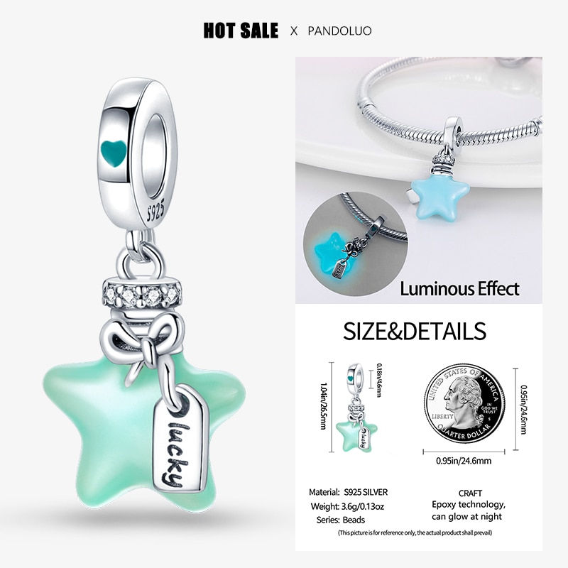 Thumbnail: 2024 New in Hot Sale Original Charm Beads Fit Pandora Bracelet For Women 925 Si