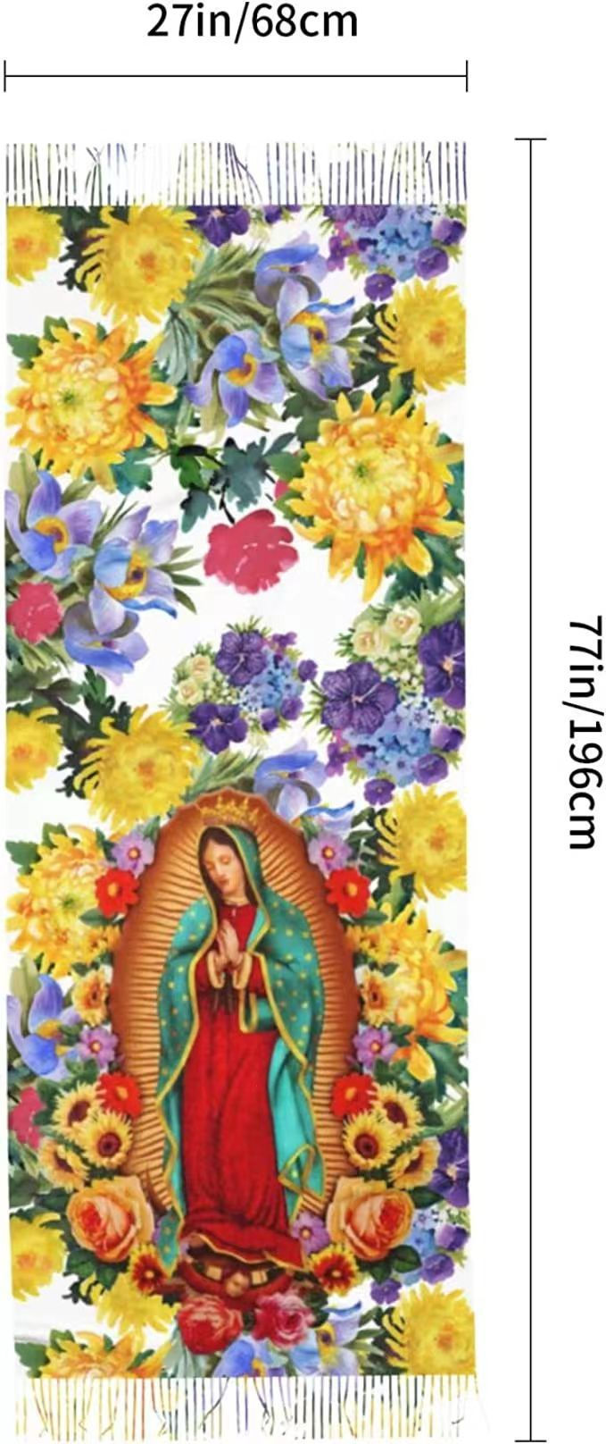 Thumbnail: Arab Polyester Scarf Ethnic Style