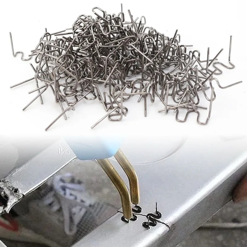 Thumbnail: 100pcs 0.8mm Hot Stapler Staples for Car Bumper Plastic Welder Automotive Repai