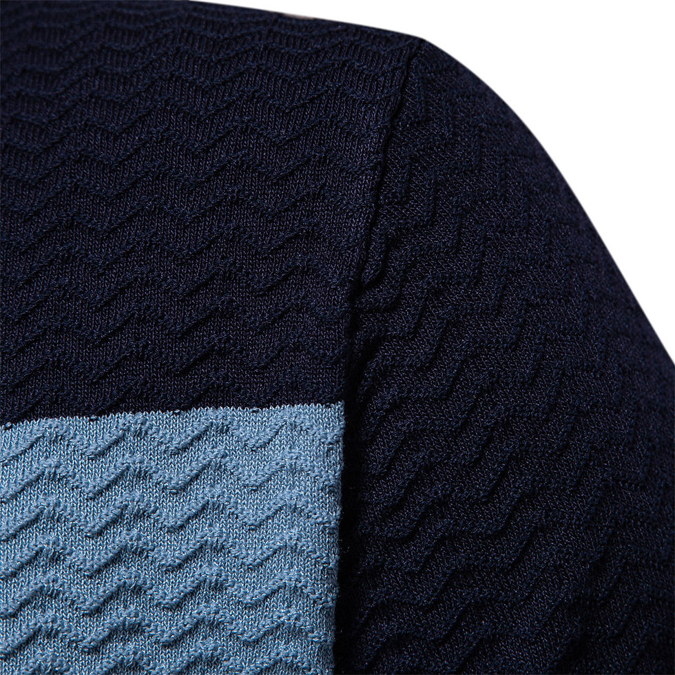 Thumbnail: 2024 New Summer Textured Ribbed Knit Polo Shirt for Men Short Sleeve Breathable