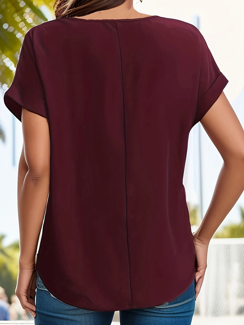 Miniatúra: Women's Plus Size Pullover Summer Chic Elegant Pullover For Chubby Women's Fash