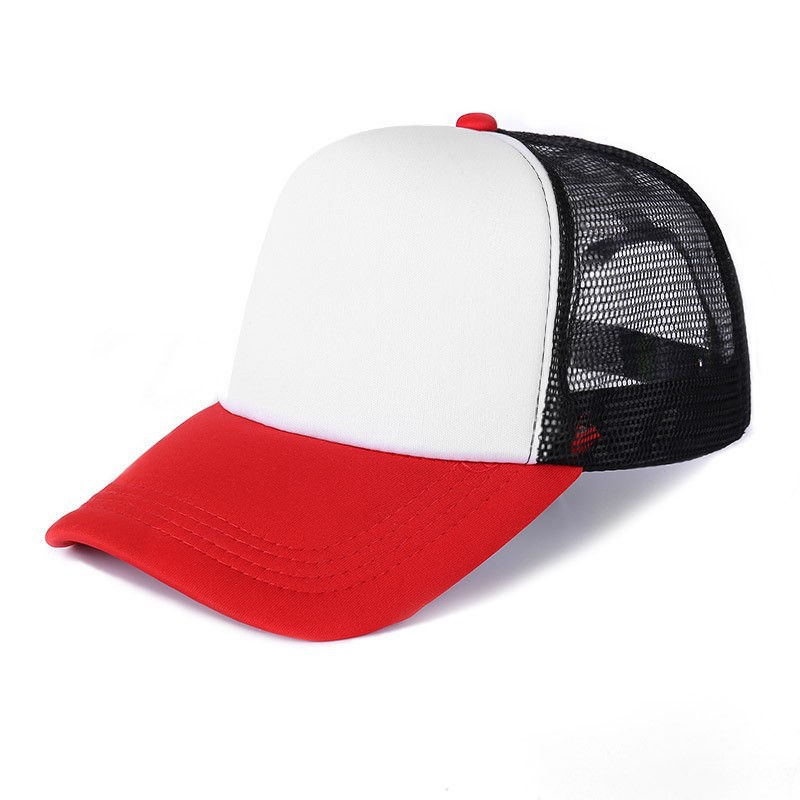 Miniature : Unisex Cheaper 5 Panel Trucker Hat For Adult Summer Net Baseball Cap Men Women 