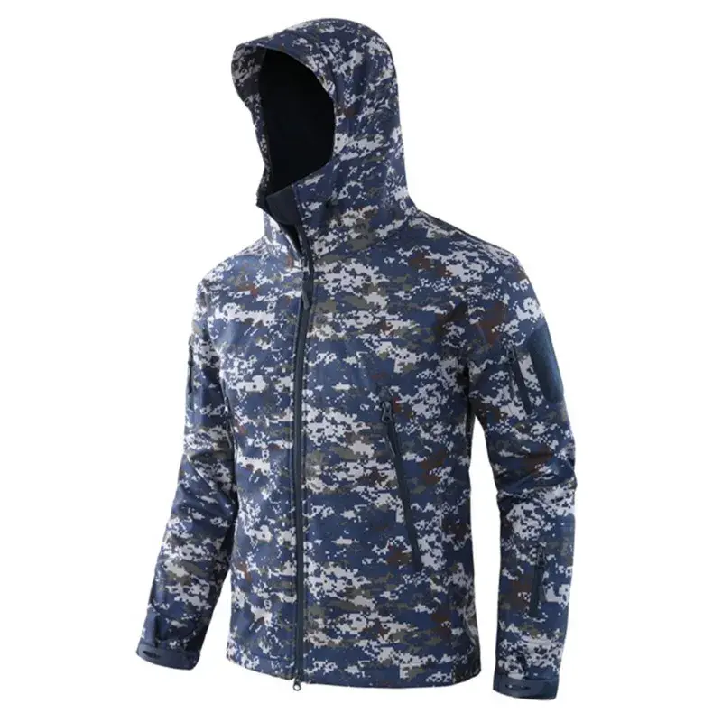 Thumbnail: Hiking Jackets Autumn Men's  Camouflage Fleece Jackets Tactical Clothing 2024 M