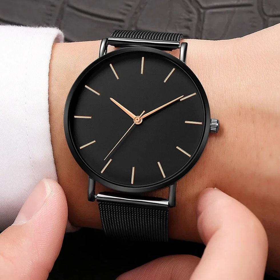 Thumbnail: Leisure Simple Women Watch 2024 Vintage Mesh Belt Ultra-thin Fashion Relojes Pa