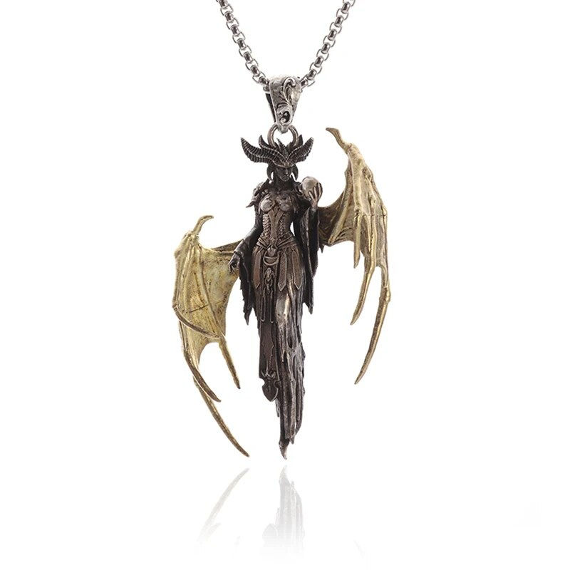 Thumbnail: Hot Blood Anime Yellow Hair Monkey Super Soldier Figure Pendant Necklace for Me