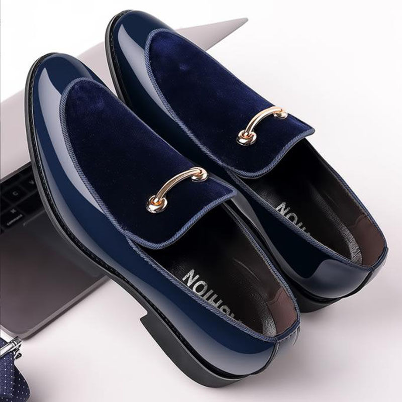 Küçük resim: Men's Dress Shoes Italian Fashion Oxford Shoes for Men Big Size Formal Leather 