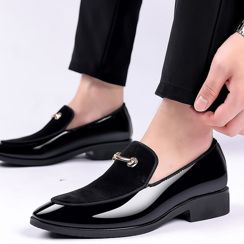 Küçük resim: Suede Shoes for Men Luxury Designer Men Dress Shoes Fashion  Elegant Wedding Sh
