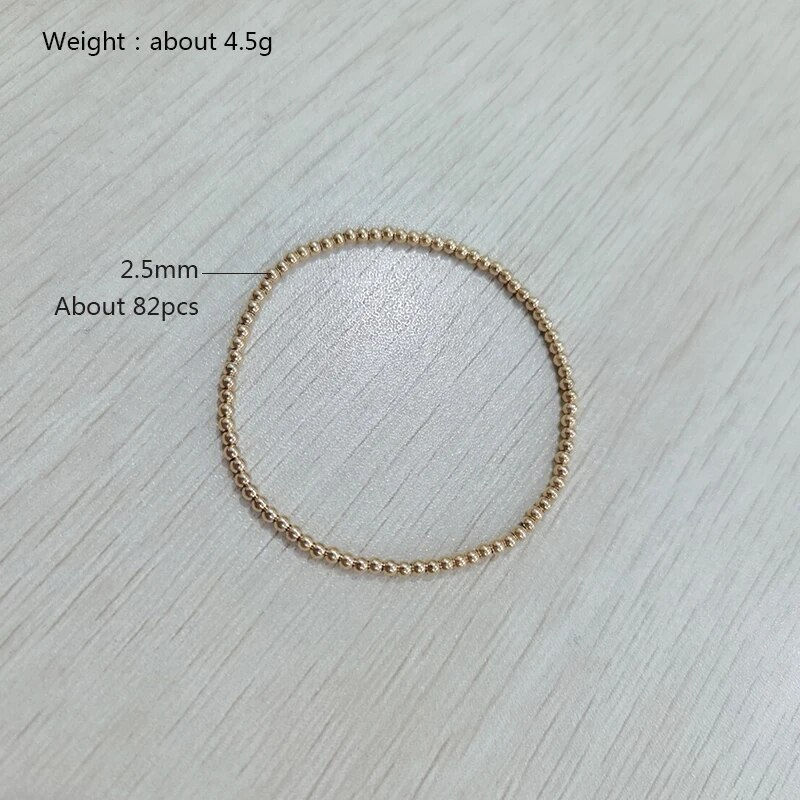 Thumbnail: Fashion Jewelry 18K Gold Plated Waterproof Metal Ball High Quality Smooth Diame