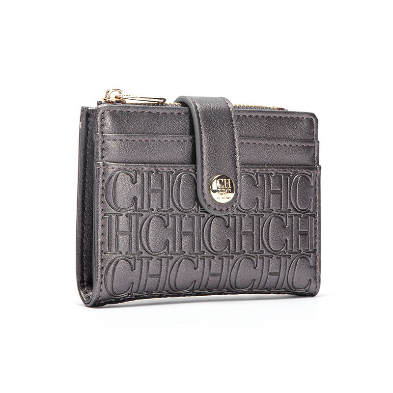 Miniaturebillede: CHCH Fashion Classic Retro Men's and Women's Universal Wallet PVC Material Mult