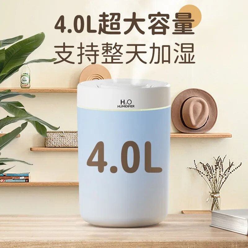 Miniatură: 4L Air Humidifier USB 2 Spray Nozzle Mist Maker Perfume Aroma Diffuser Large Ca
