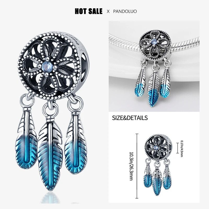 Thumbnail: 2024 Hot Sale New in Charm Beads Fits Pandora Bracelet Women 925 Silver Origina