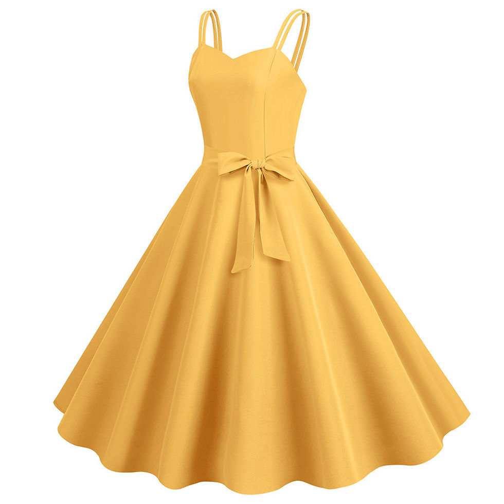 Thumbnail: Women Casual Sleeveless Evening Party Prom Dress Strap A Line Large Swing Dress