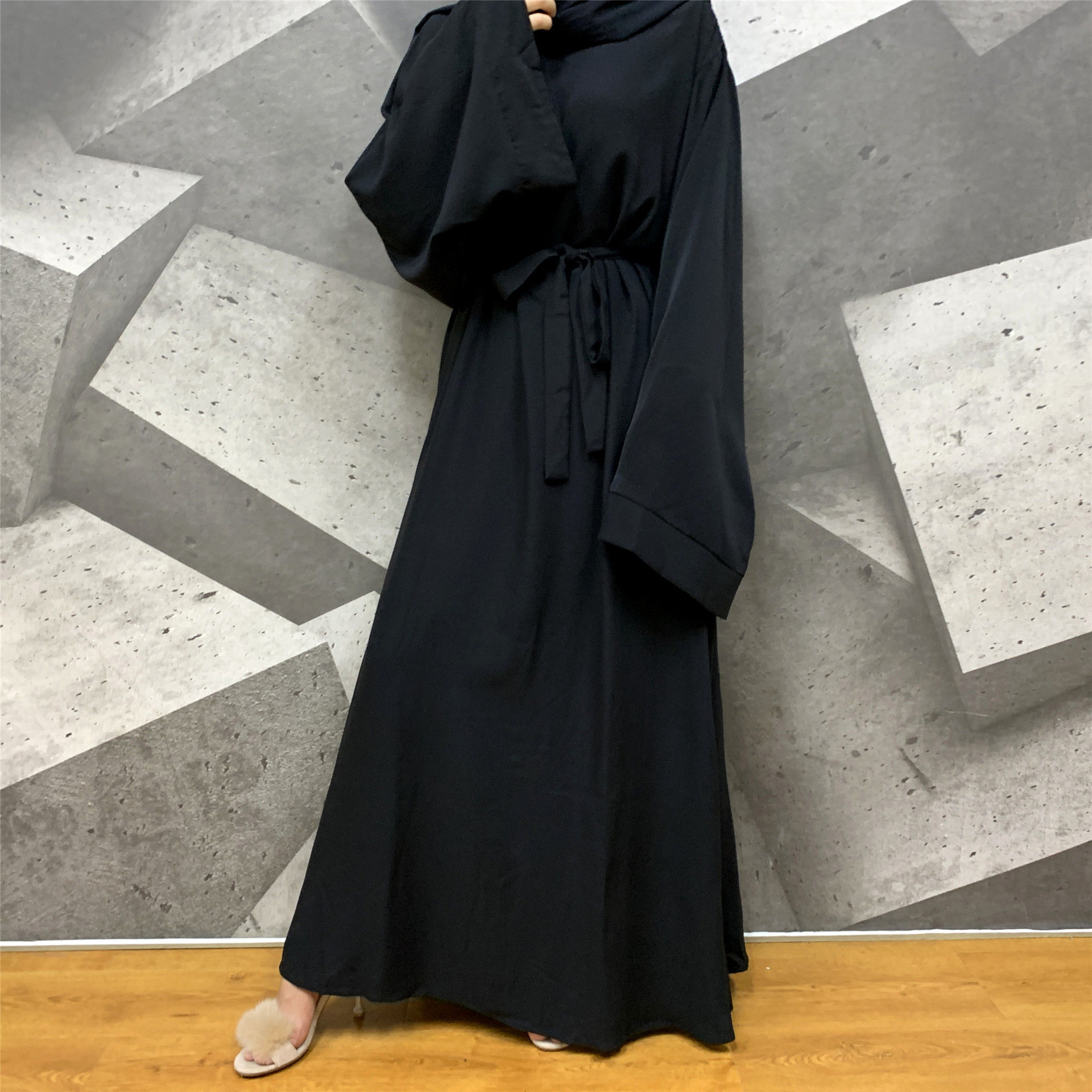 Long Sleeve Dresses For Muslim Women Black Red American Canada Casual Summer Is