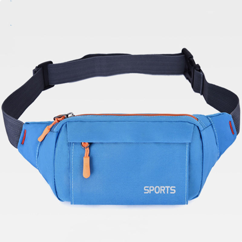 Miniatura: Men's Breast Package Waterproof Outdoor Sports Bag Canvas Pouch Korean-style Wa