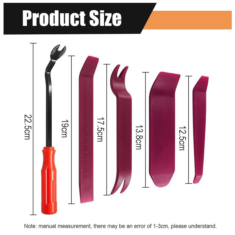 Миниатюра: Auto Door Clip Panel Trim Removal Tool Kits Navigation Disassembly Blades Car I