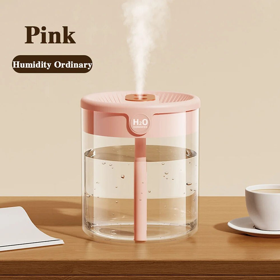 Thumbnail: Air Humidifiers With Night Light 2L Double Nozzle Large Capacity LCD Display Ul