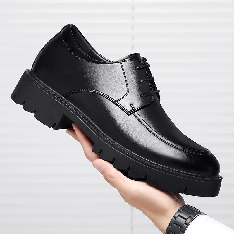 Thumbnail: 8-10cm Height Increasing Shoes for Men Summer Autumn Inside High Shoes Men's Ho