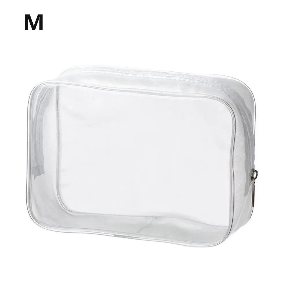 Transparent PVC Bags Travel Organizer Clear Makeup Bag Beautician Cosmetic Bag