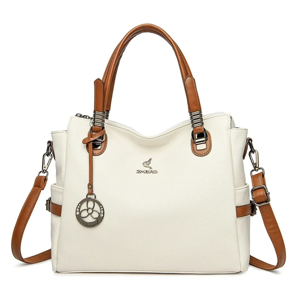 Miniatura: Soft Leather Luxury Handbags Women Bags Designer 3 Layers Shoulder Crossbody Sa