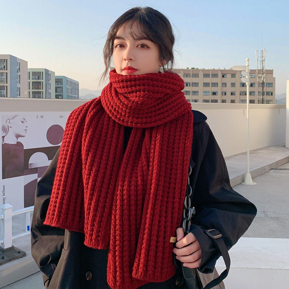 Thickening Warm Neck Cover Riding Bib Men Women Winter Knitting Thermal Neck Wa
