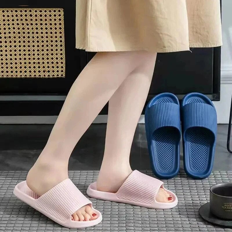 Miniaturbild: Soft Sole Massage Shower Shoes for Women Men Couples Waterproof Non-slip Home L