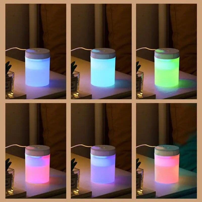 Air Humidifiers Portable USB Diffuser With Cool Mist Ultrasonic Mist Maker For