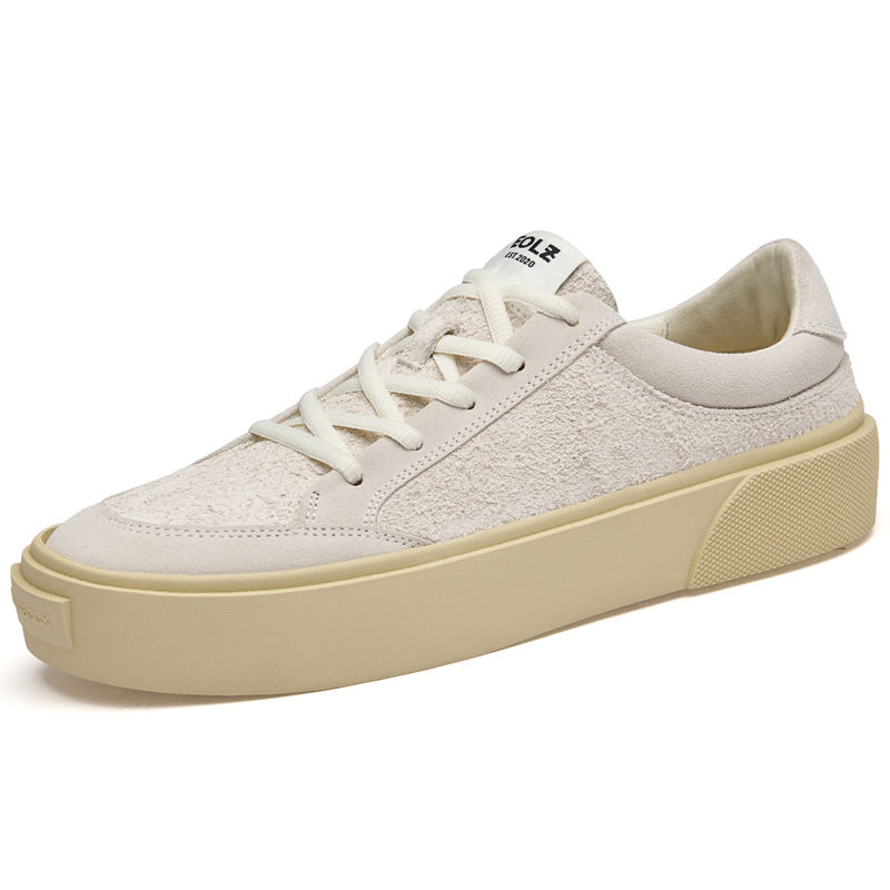Thumbnail: Italian Brand Fashion Suede Shoes Thick Soled Men's Casual Shoes Trend Versatil