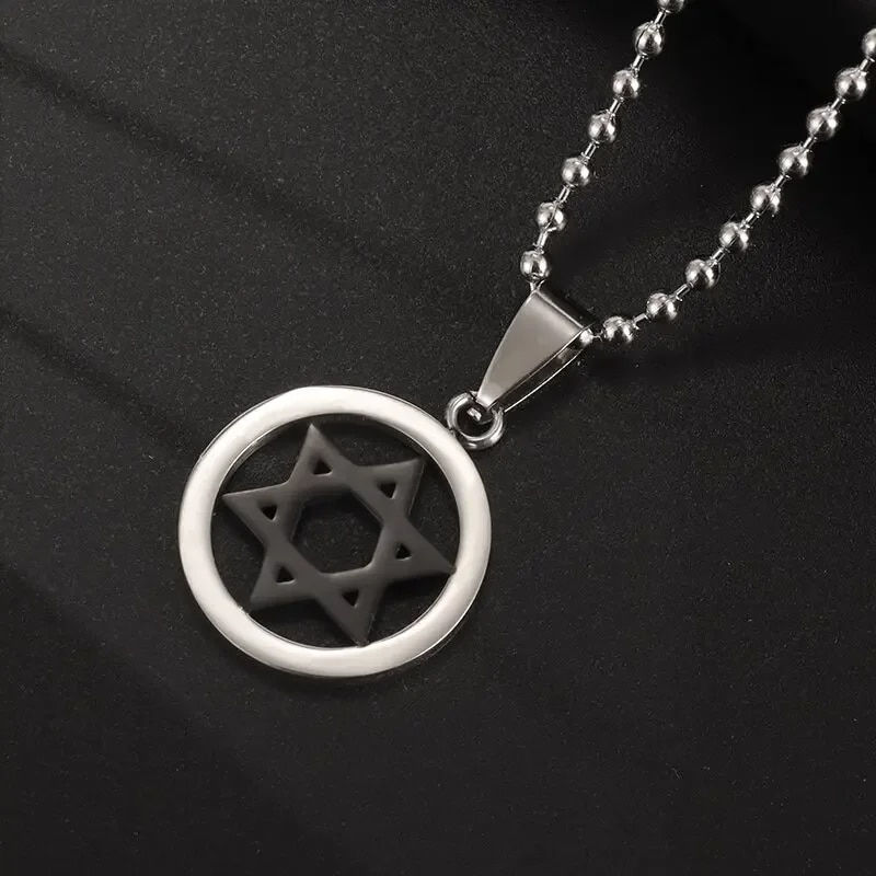 Miniatura: Classic Square Hollow Cross Military Plate Stainless Steel Pendant Necklace for