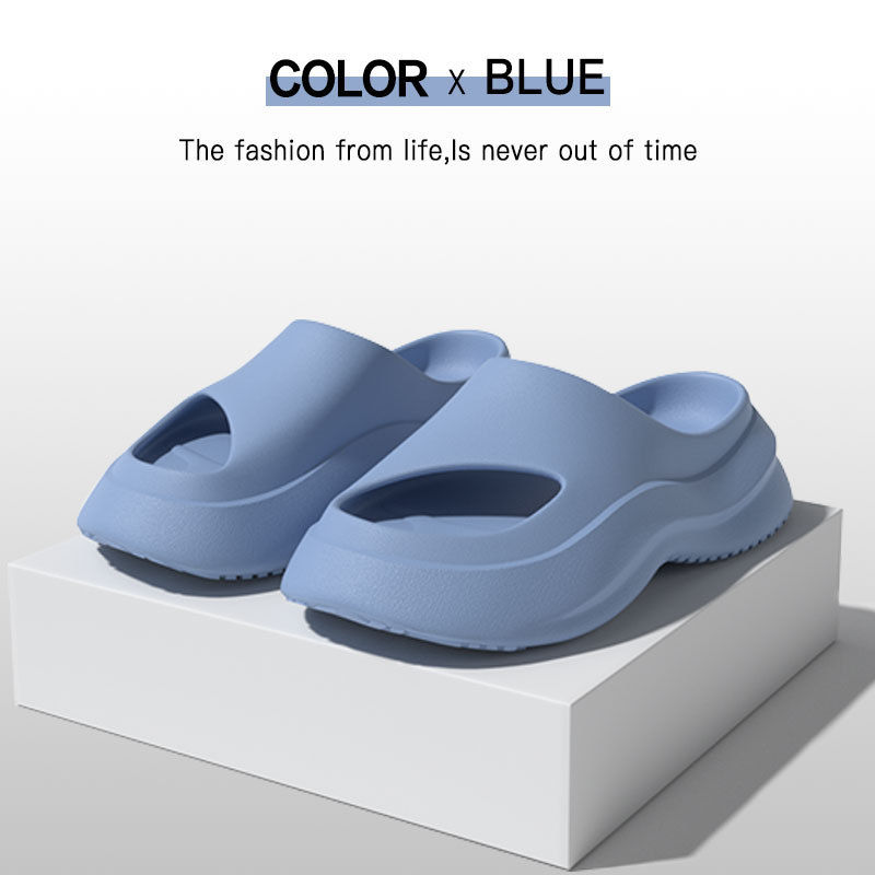 Thumbnail: Garden Clogs Shoes Thick Heel Slippers Fashion Slip-on Indoor And Outdoor Slipp