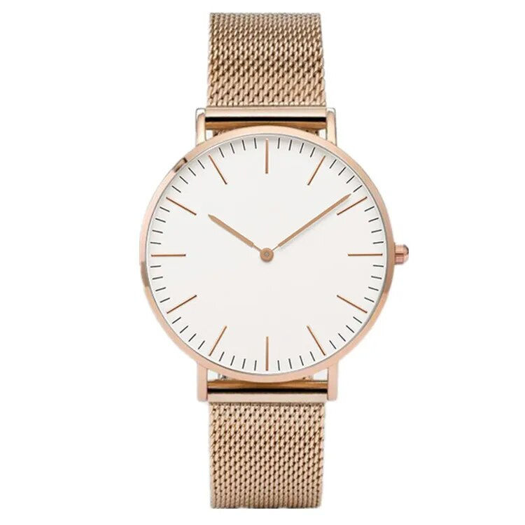 Thumbnail: Luxury Rose Gold Watch Women Bracelet Watches Top Brand Ladies Casual Quartz Wa