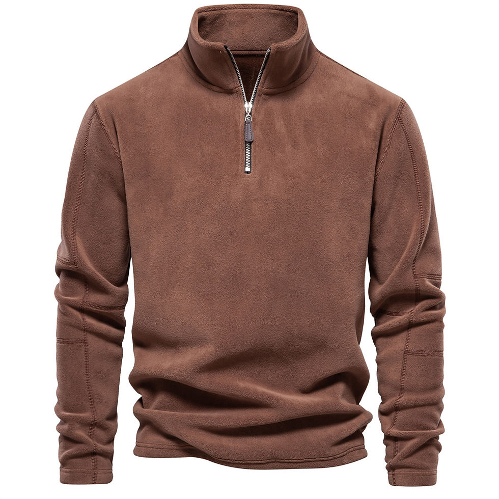 Thumbnail: FGKKS 2023 Outdoor Casual Hoodie Sweatshirt Men's Warm Zipper Collar Top High Q