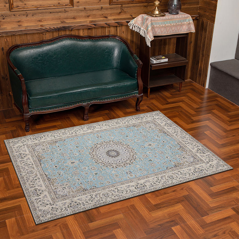 Thumbnail: European Printed Floor Mat, Short Velvet, Living Room Covered with Room Carpet,