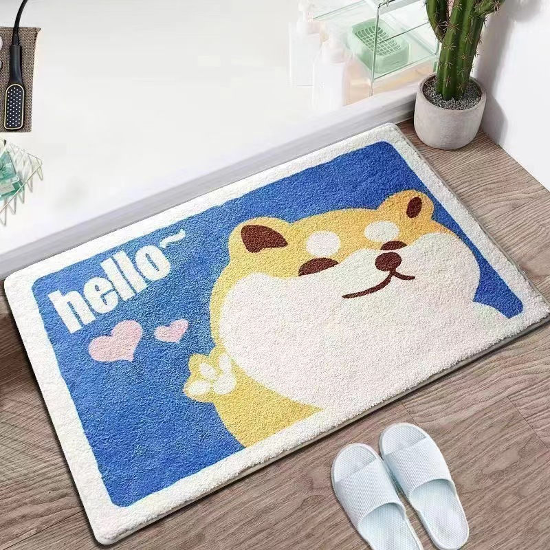 Miniatura: Cartoon Floor Mat, Bathroom, Water Absorption, Household Toilet, Doorstep, Bath