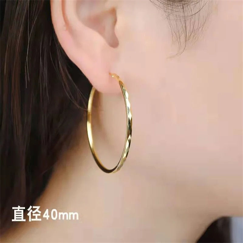 Miniatura: Somilia - Women's Big Hoop Earrings, New Collection 100% 925 Sterling Silver Je