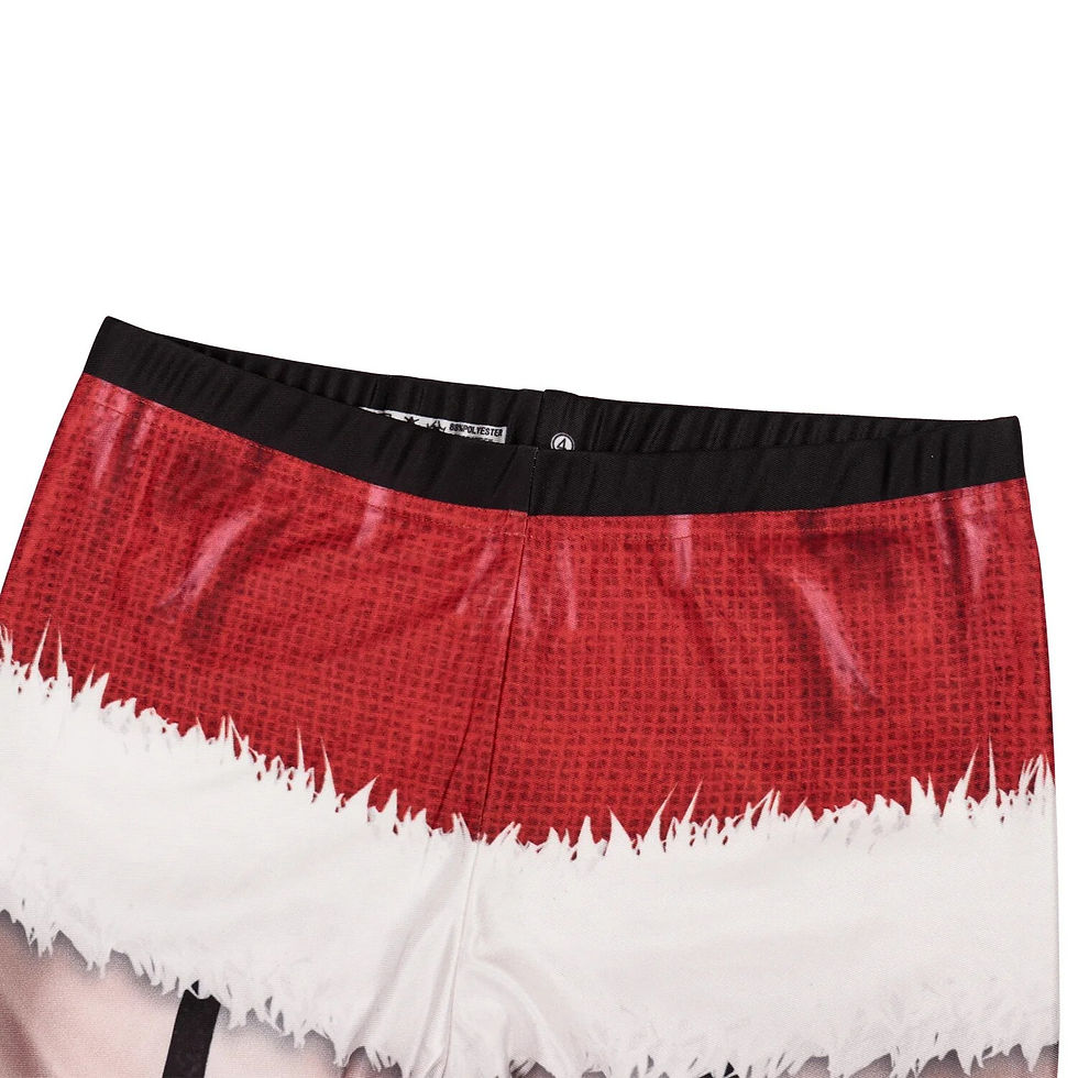 תמונה ממוזערת: Nadanbao Merry Christmas Funny Holiday Party Pants Women Cute Lace Print Leggin