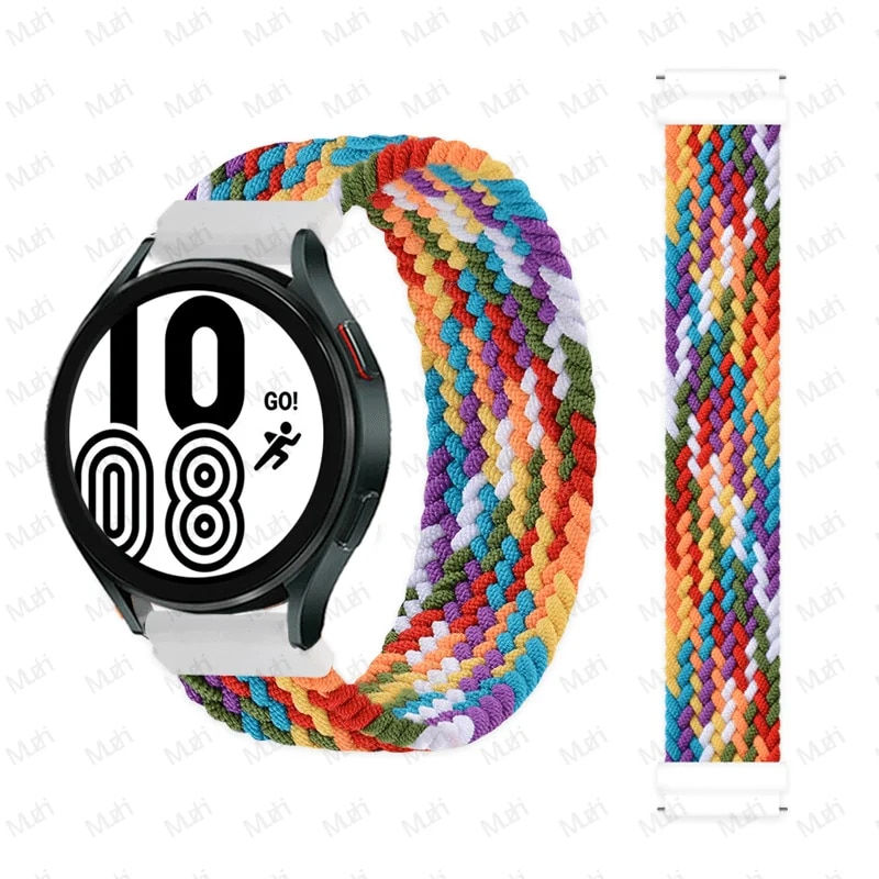 Thumbnail: Braided Solo Loop strap for Samsung Galaxy watch 6/5/4/3/6 classic/active 2 22m