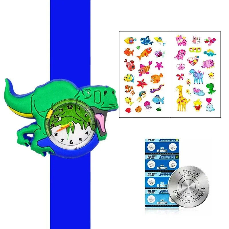 Miniaturbild: 2024 New Exquisite Children Watches 2-14 Years Old Baby Study Time Toy Slap Bra