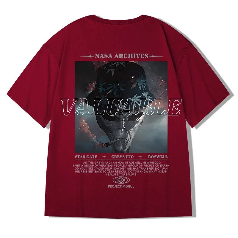 ภาพขนาดย่อ: ZAZOMDE Men Streetwear Chinese Character Tshirt Graphic T-Shirt Cotton 2023 Har