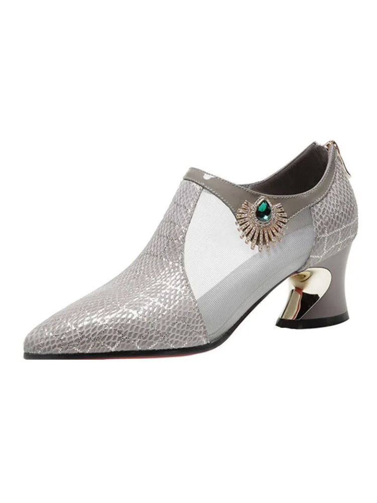 Thumbnail: Women Fashion Plus Size Spring & Summer High Quality Breathable Heel Shoes Lady
